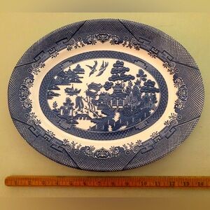 Blue Willow Oval Platter